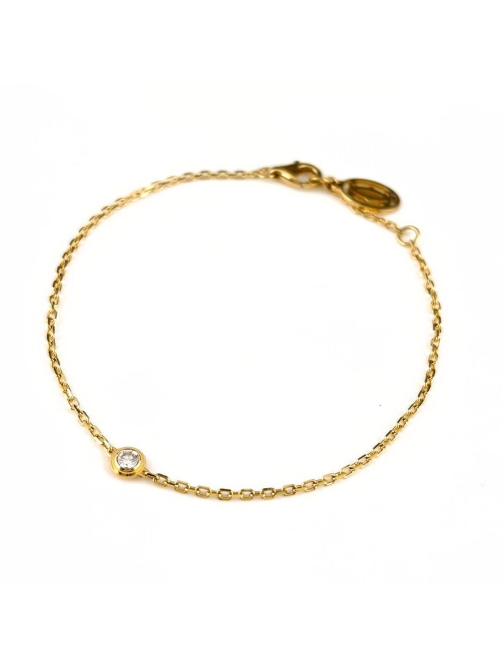 Cartier d'Amour SM Bracelet YG Yellow Gold 750 Diamond